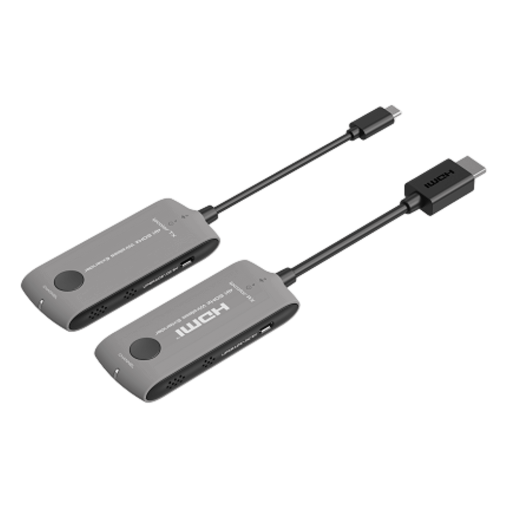 Extensor Inalámbrico Type-C | 4K@60Hz | HDMI 2.0 | Banda 5G | 20 m | HDCP 2.2 | 18 Gbps | 16 TX a 1 RX