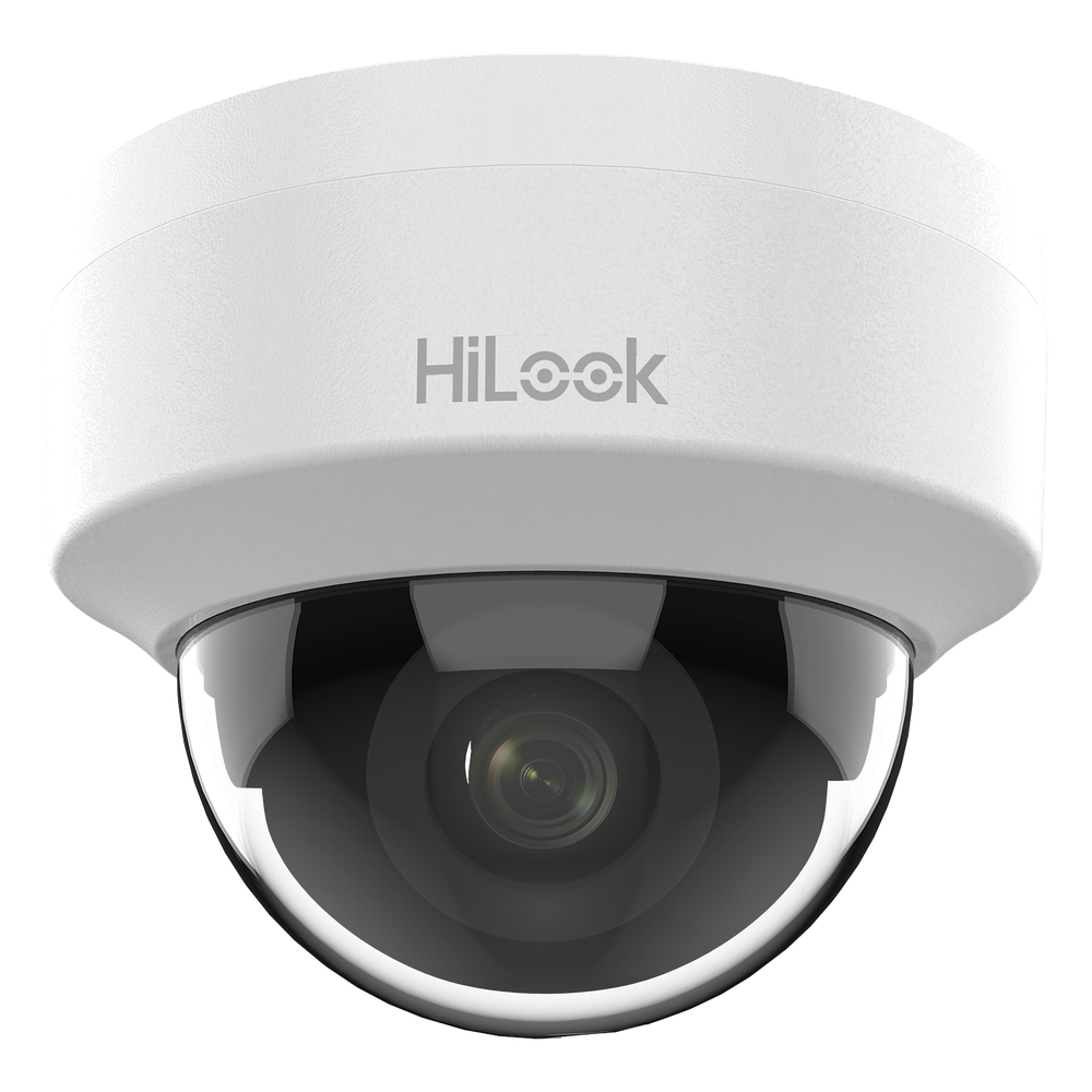 HiLook Series / Domo IP 2 Megapixel (1080p) / Lente 2.8 mm (Gran Angular) / 20 mts IR / Interior / PoE / dWDR / H.265+ / ONVIF