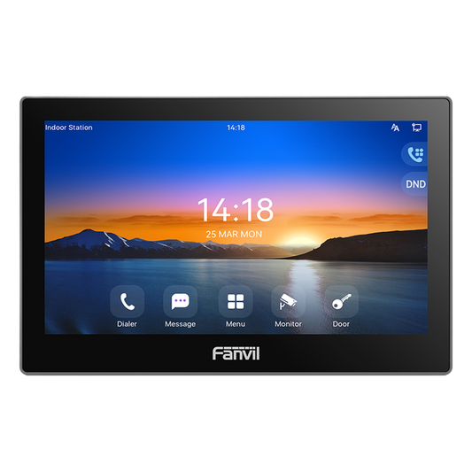 Monitor Audio/Video  IP/SIP para interior, Wi-Fi, pantalla táctil de 7", Apertura remota