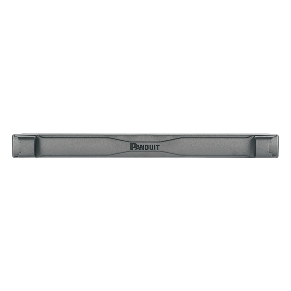Tapa Ciega Estándar de 19in, Compatible con Racks con Rieles de Orificio Cuadrado, Instalación sin Herramienta, Plano, 1 UR, Color Negro