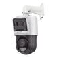 [TandemVu] Domo PTZ IP 4 Megapixel + Cámara Fija 4 Megapixel / 15X Zoom / 100 mts IR + 30 mts Luz Blanca / IP67 / ACUSENSE / PoE+ / 2 Micrófonos Integrados y Bocina / Alerta Audible y Luz Estroboscopica / Alarmas I/O / DARKFIGHTER / Micro SD