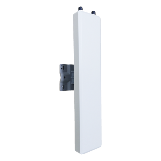 Antena Sectorial de 70° de Apertura en 2.4 GHz de 14 dBi, Conectores N-Hembra, Polaridad Cruzada