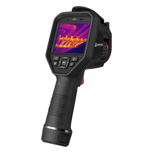 M11 - Cámara Termográfica Portátil Profesional / Resolución Térmica 192 x 144 y Visual 8MP / Pantalla Táctil LCD 3.5" / Rango de -20°C a 550°C / Precisión ±2°C o ±2% / Wi-Fi y