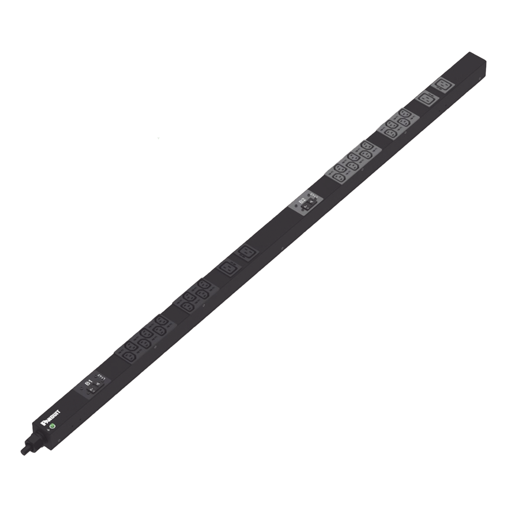 PDU Básico para Distribución de Energía, Enchufe de Entrada NEMA L6-30P, Con 20 Salidas C13 y 4 C19, de Instalación Vertical, 208 Vca, 30 Amp