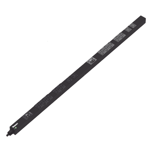 PDU Básico para Distribución de Energía, Enchufe de Entrada NEMA L6-30P, Con 20 Salidas C13 y 4 C19, de Instalación Vertical, 208 Vca, 30 Amp