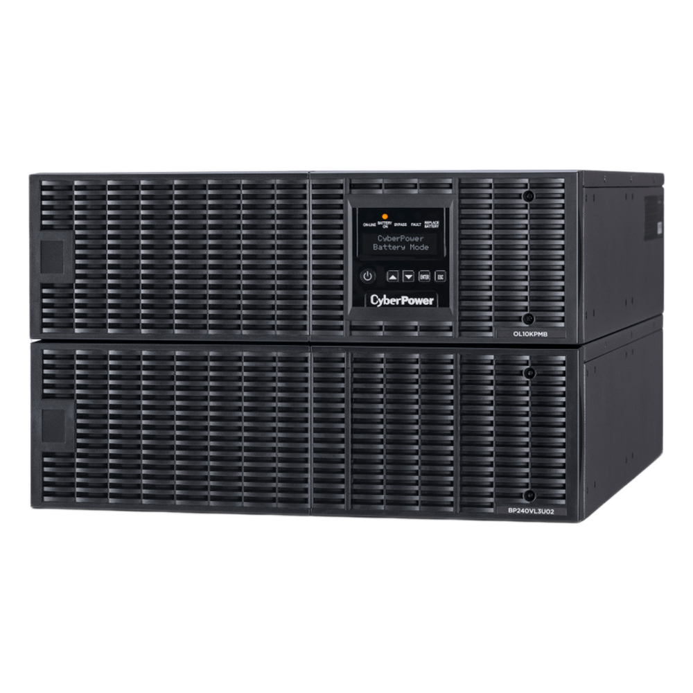 UPS de 10000 VA/10000 W, Online Doble Conversión, 200 - 240 Vac de Entrada, 200 - 240 Vac de Salida, Terminal Hardwired, Onda Senoidal Pura, Torre o Rack de 6 UR, Con 3 Tomas NEMA L6-30R