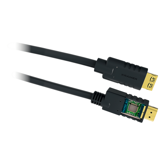 Cable HDMI Activo 4K a 60Hz | HDR, Triple Blindaje, K-Lock | CA-HM (15.20 mts / 50 ft)