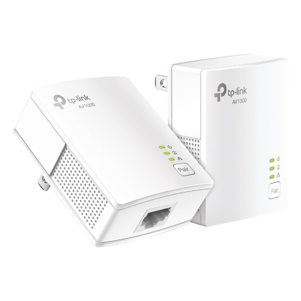Kit Adaptador Powerline Gigabit Ethernet/ Tecnologia HomePlug AV2 / Puertos 1000Mbps / Plug and Play / hasta 300 M dentro de casa / 1 Puerto 10/100/1000 Mbps / Tamaño ultra compacto