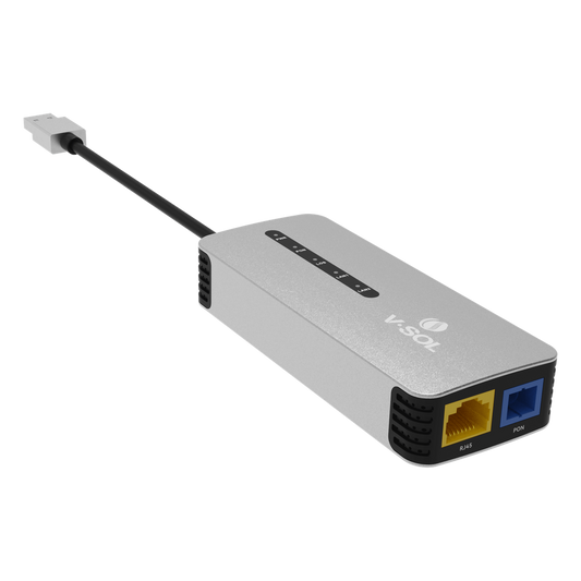 ONU Bridge Dual GPON/EPON USB Portátil / 1 puerto RJ45 2.5Gbps / 1 puerto USB