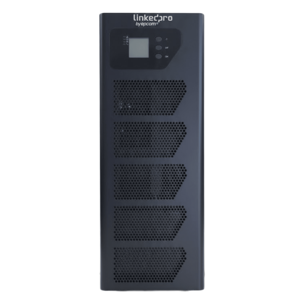 UPS Tipo Torre de 10KVA / Online Doble Conversión / Salida Fase Dividida 220V o 2 x 120V / Paralelismo hasta 4 Unidades / Pantalla LCD Táctil 7" / Onda Senoidal Pura
