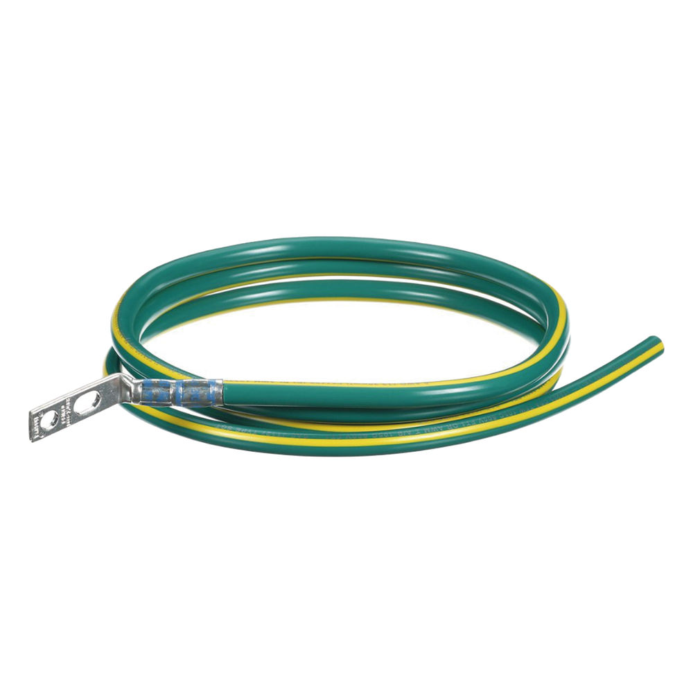 Kit de Jumper para Conexión de Gabinete o Rack de Telecomunicaciones a Barra de Tierra Física, 6 AWG, 1.52 m de Largo
