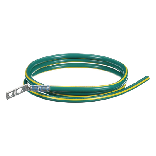 Kit de Jumper para Conexión de Gabinete o Rack de Telecomunicaciones a Barra de Tierra Física, 6 AWG, 1.52 m de Largo