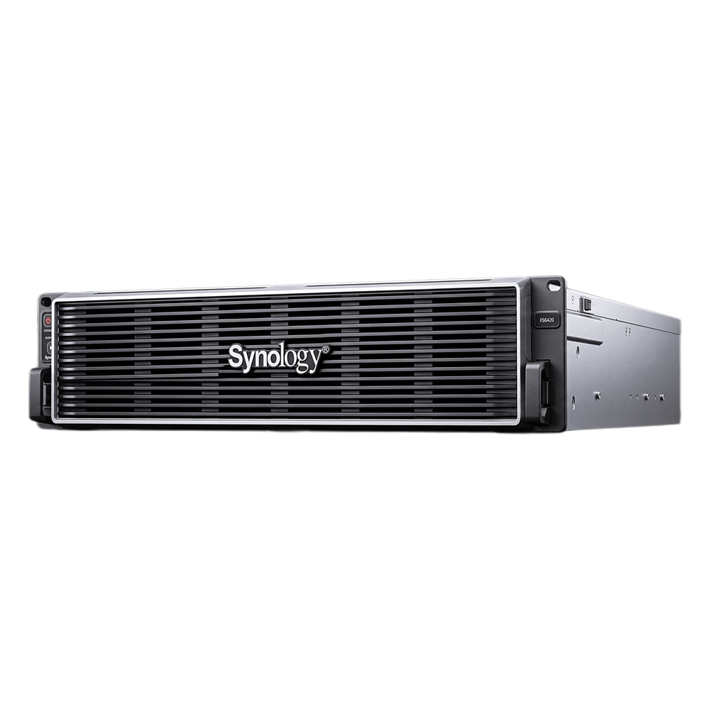 Servidor All-Flash Synology FlashStation FS6420 | 24 Bahías SAS-SATA | Dual Intel Xeon Silver 4110 | 32GB DDR4 ECC RDIMM | 10GbE