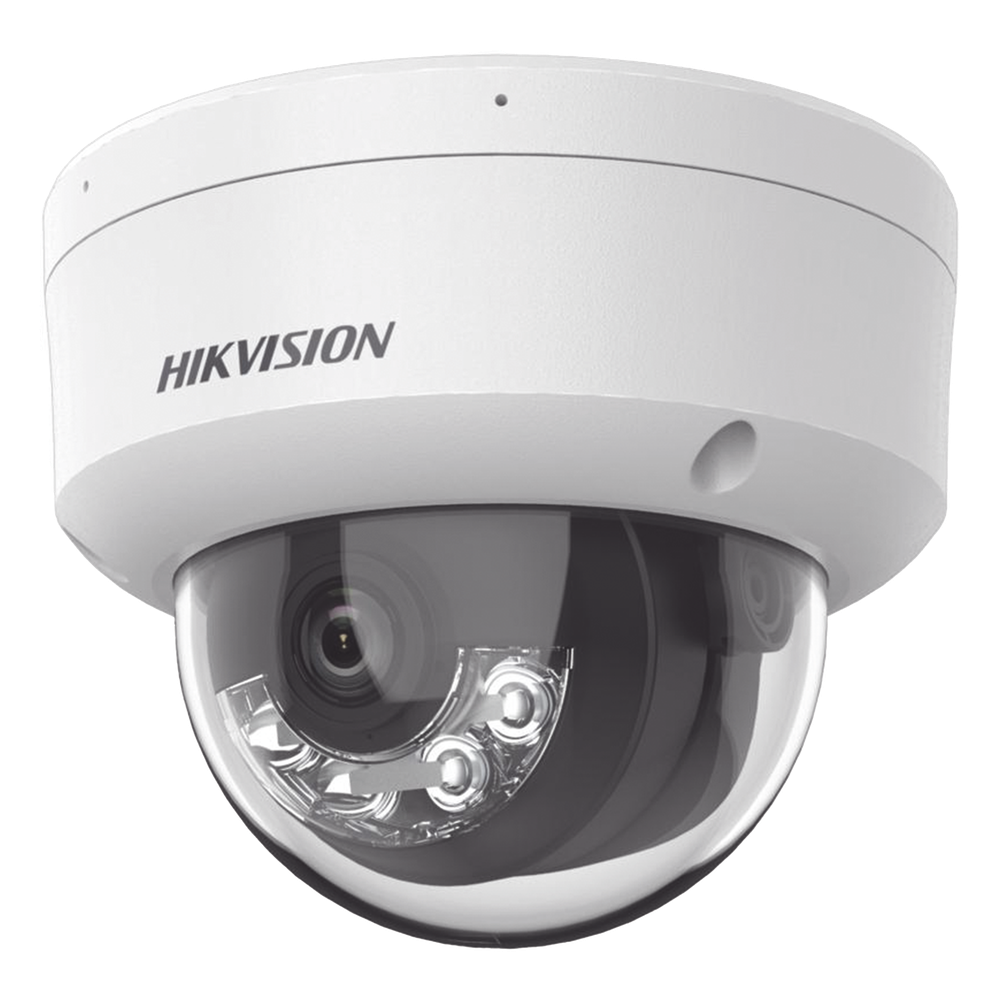 [Dual Light + 2 Micrófonos Integrados] Domo IP 6 Megapixel / Lente 2.8 mm / 30 mts Luz Blanca + 30 mts IR / ACUSENSE / Exterior IP67 / IK10 / WDR 120 dB / PoE / ONVIF / Micro SD / Metal / ACUSEEK