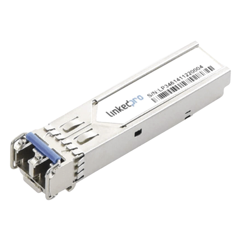 Transceptor Óptico Industrial SFP+ (Mini-Gbic) / Monomodo 1310 nm / 10 Gbps / 10GBASE-LR / Conectores LC/UPC Dúplex / DDM / Hasta 20 km