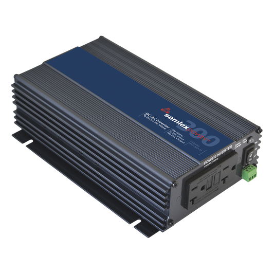 Inversor de corriente onda pura 300W, entrada 12 Vcc, salida 120 Vca 60 Hz