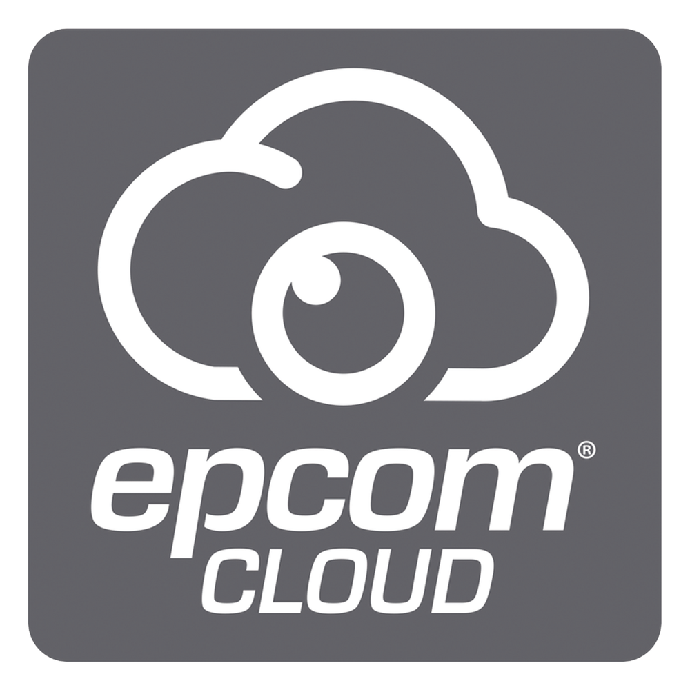 Suscripción Anual Epcom Cloud / Grabación en la nube para 1 canal de video a 2MP con 40 días de retención / Grabación continua