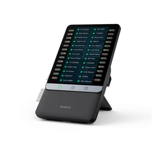 Módulo de Expansión EXP-55 de Yealink para Teléfonos IP Yealink Series T7X/T8X con Capacidad Para Hasta 78 Teclas Programables