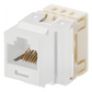 Conector Jack Estilo 110 (de Impacto), Tipo Keystone, Categoría 5e, de 8 Posiciones y 8 Cables, Color Marfil