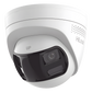 [Dual Light] Turret IP 8 Megapixel / Imagen Panorámica 180°/ PoE / Micrófono y Bocina Integrado / Exterior IP67 / Audio Bidireccional / Alarma Visual y Auditiva Integrada / Smart Supplement Light / Micro SD 512 GB