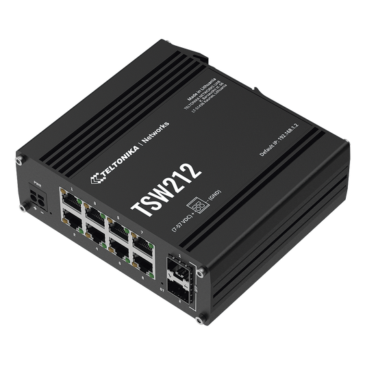 Switch Industrial Administrable L2, 8 puertos GE + 2 SFP, Soporta Profinet
