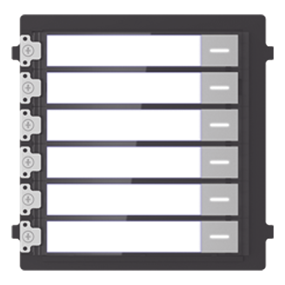 Módulo de Botones Para Videoportero Modular / Llamada de un solo Toque / Soporta Hasta 6 Monitores Principales