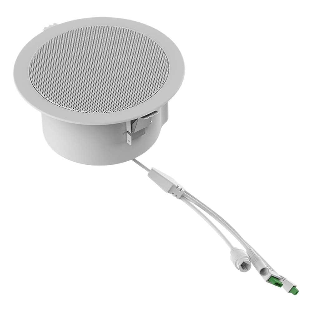 Altavoz de techo para voceo y paging, 2 líneas SIP, potencia de hasta 10W,  alimentación vía PoE