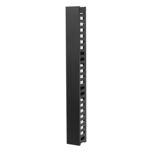 Organizador de Cable Vertical de 24 Unidades Rack Sencillo, Compatible con Racks Serie EIRL y EIQR