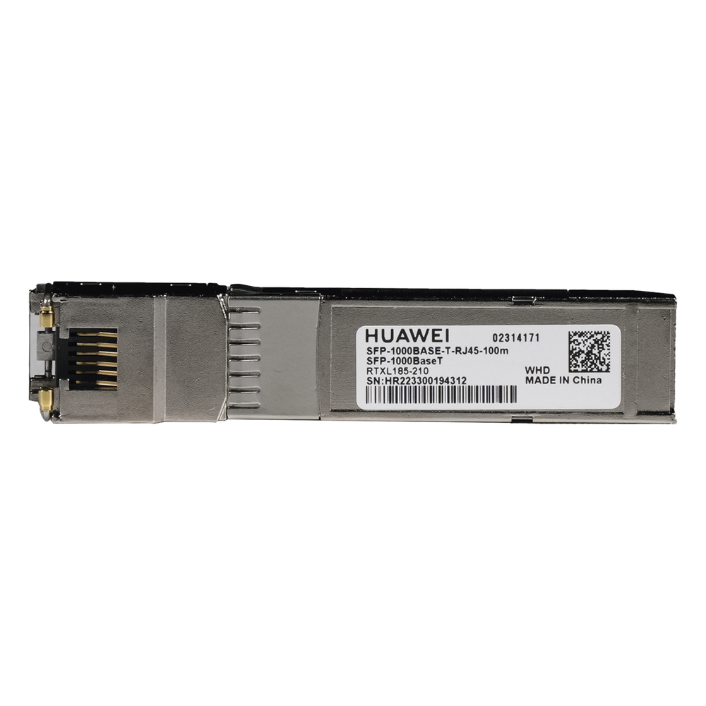 Transceptor de SFP a RJ45 / Negociación de 10/100/1000Mbps / Conector RJ45 / Distancia de hasta 100m