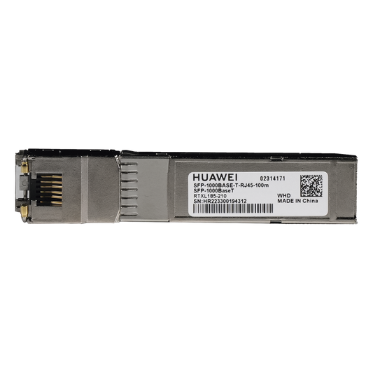 Transceptor de SFP a RJ45 / Negociación de 10/100/1000Mbps / Conector RJ45 / Distancia de hasta 100m
