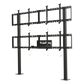 Soporte Modular para Video Wall Pedestal 2x2 / Ajuste Micro Sin Herramientas / 8 Puntos de Alineación / Capacidad 500 lb / VESA 200x200 a 600x400 mm / Estructura Aluminio / Gestión Cableado Integrada / Almacenamiento Multimedia