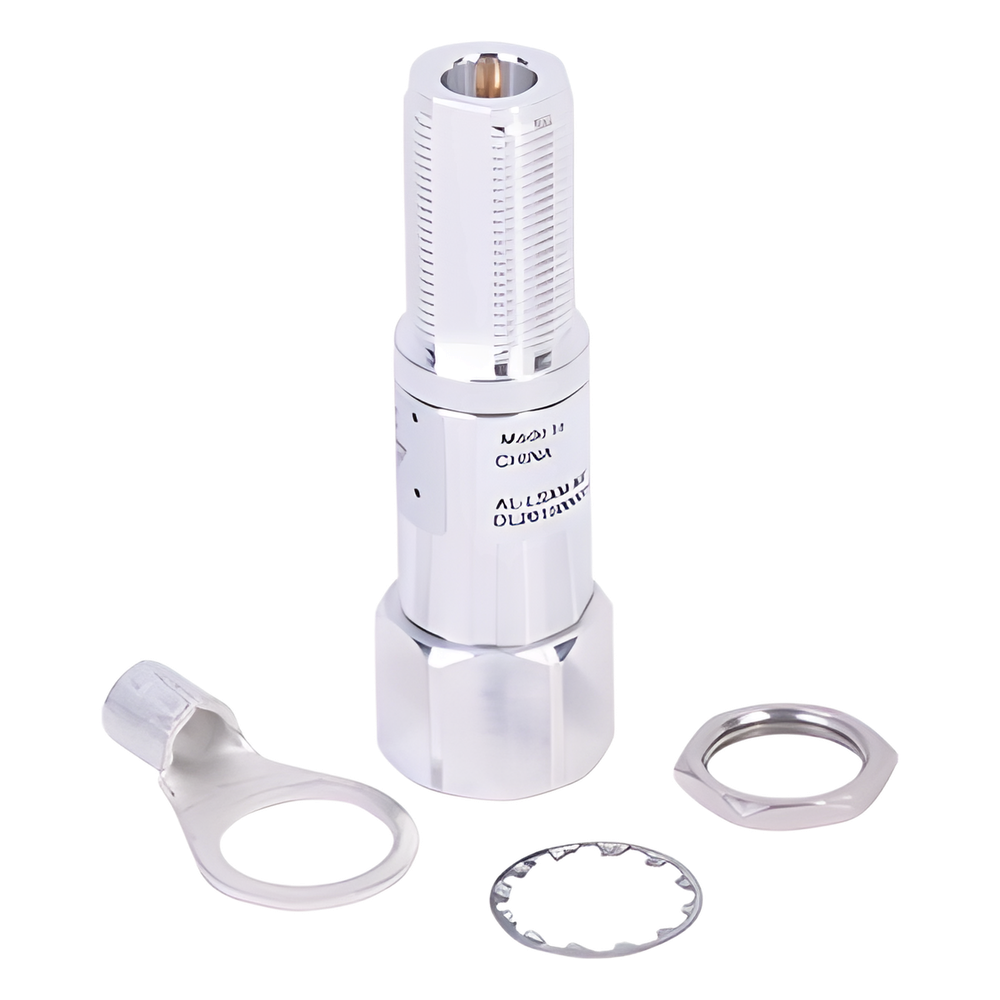 Protector RF Coaxial de 2000 - 6000 MHz Con Filtro Pasa Alta Con Conector N-Macho Hacia el Equipo