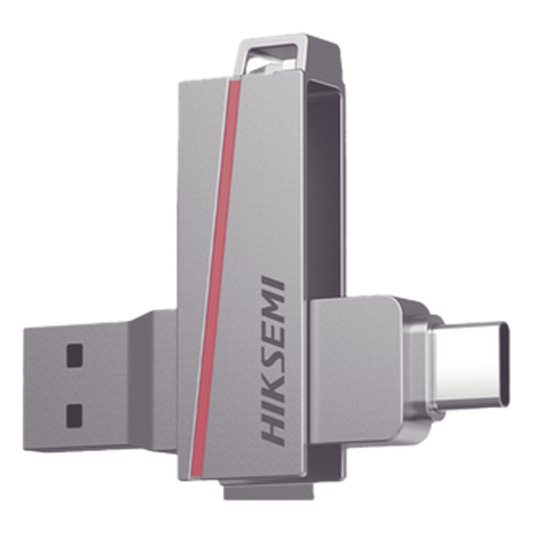 Memoria USB Dual de 16GB / USB-C y USB-A / Transferencia de Alta Velocidad / Metálica / Compatible con Dispositivos Móviles, Windows, Mac y Linux