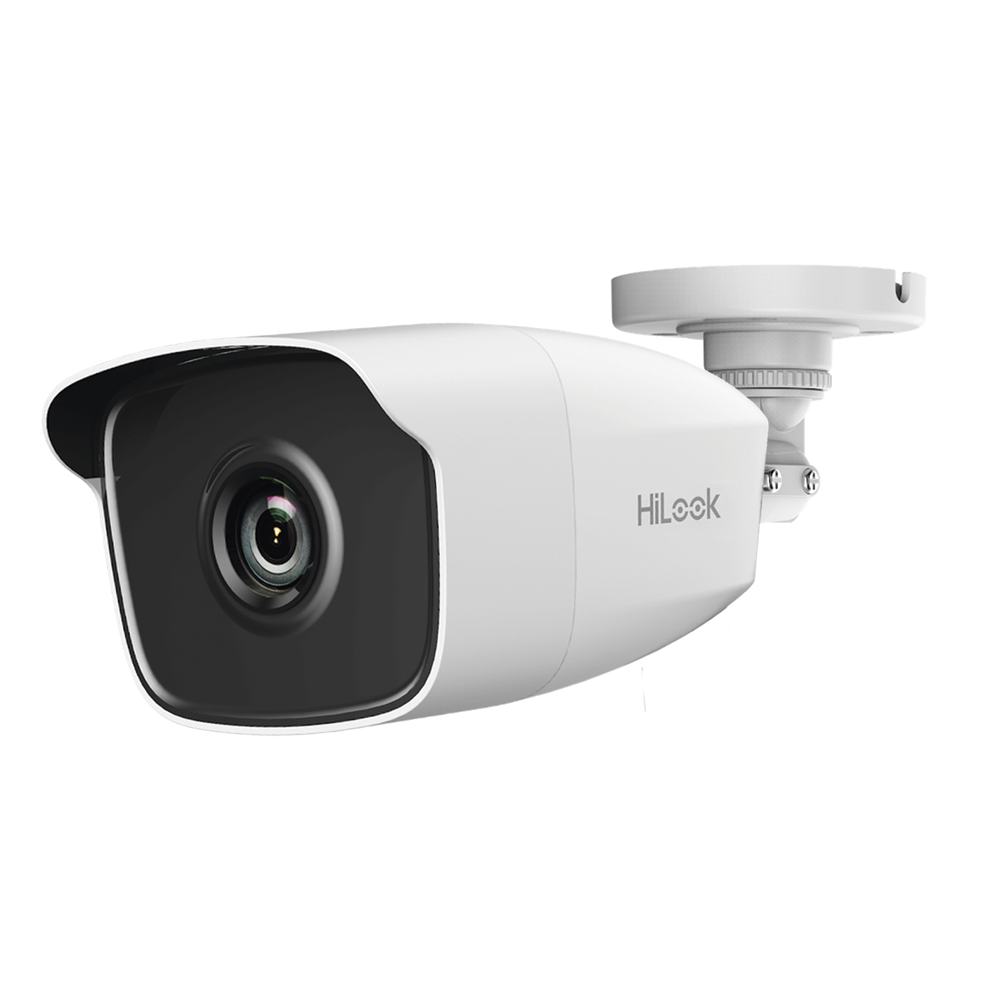 Bala TURBOHD 2 Megapíxeles (1080p) / Gran Angular 103º / Lente 2.8 mm / METAL / IR EXIR Inteligente 40 mts / Exterior IP66 / TVI-AHD-CVI-CVBS / dWDR