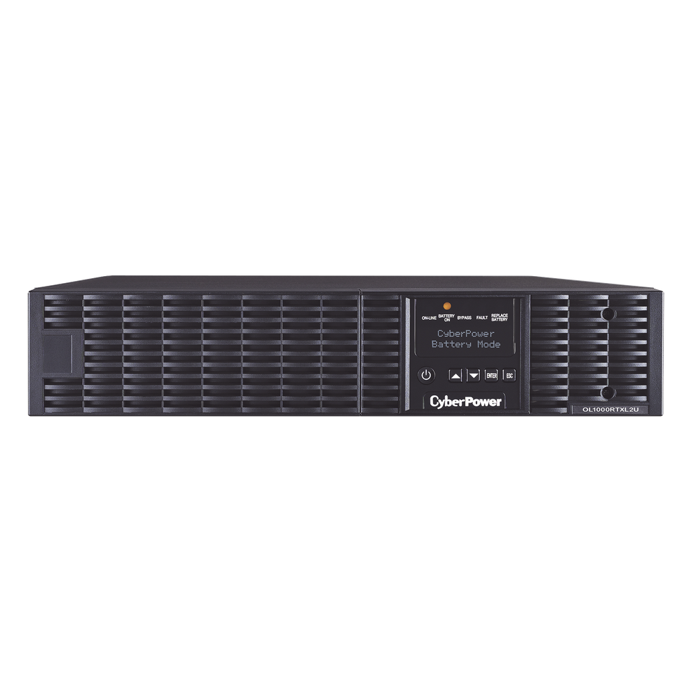 UPS de 1000 VA/900 W, Online Doble Conversión, Entrada 120 Vca NEMA 5-15P, Onda Senoidal Pura, Rack o Torre de 2 UR, Con 8 Tomas NEMA 5-15R