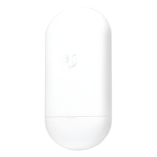 NanoStation airMAX Loco5AC CPE hasta 450 Mbps, 5 GHz (5150 - 5875 MHz), con antena integrada de 13 dBi, no incluye adaptador PoE