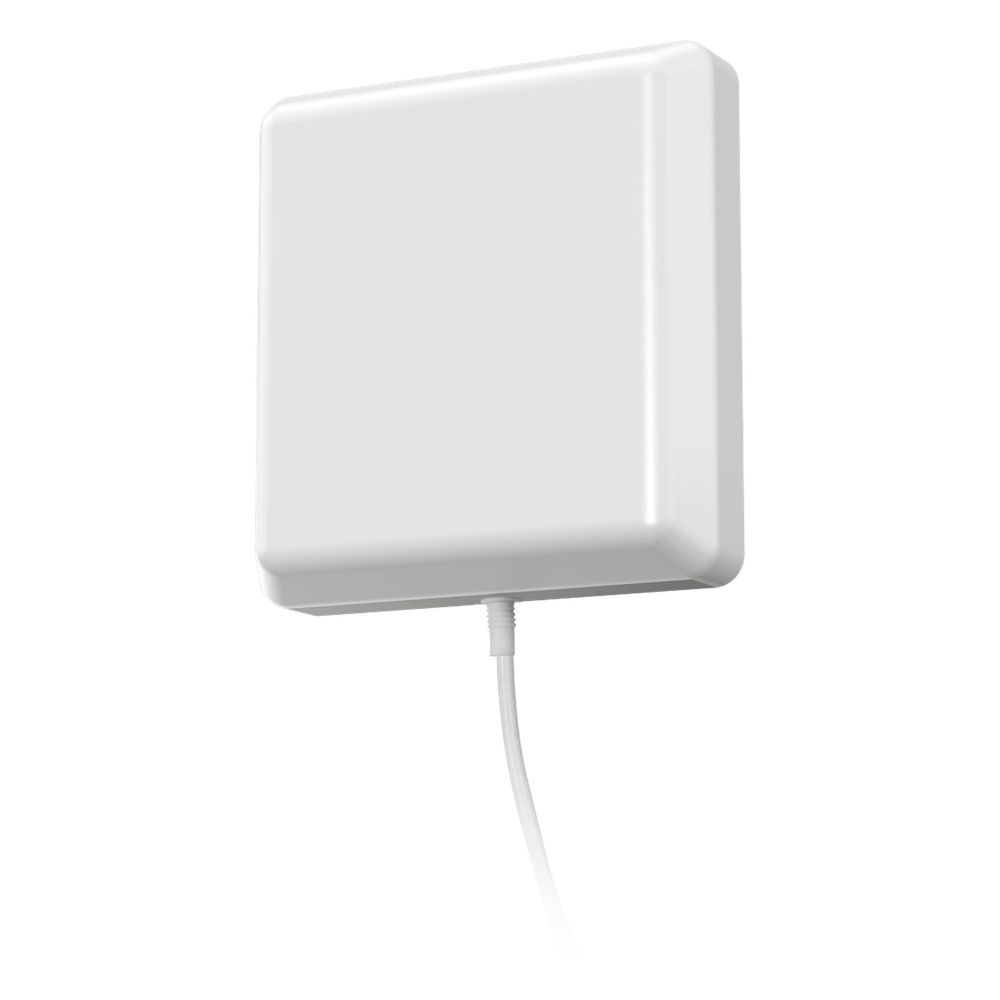 Antena Tipo Panel Multibanda 617-960 MHz/ 1710-2700 MHz. Para interior. Especial para amplificadores y dispositivos celulares Multi-tecnología.