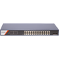 Switch Gigabit PoE+ / Administrable / 24 Puertos 1000 Mbps PoE+ / 2 Puertos SFP / Configuración Remota desde Hik-PartnerPro / PoE Extendido 250 Metros / 370 Watts