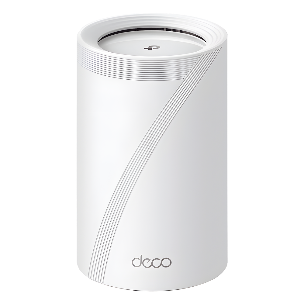 Router Inalámbrico MESH Interior para Hogar / Triple Banda Wi-Fi 7 BE9300 Mbps / 2 Puerto 2.5 Gigabit WAN/LAN / 4 Antenas Internas / Operación Multi-Link MLO / Administración Mediante la App Deco (iOS, Android) / HomeShield