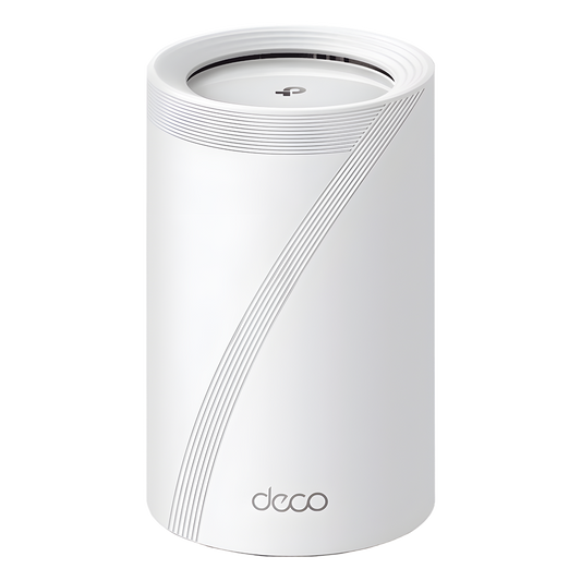 Router Inalámbrico MESH Interior para Hogar / Triple Banda Wi-Fi 7 BE9300 Mbps / 2 Puerto 2.5 Gigabit WAN/LAN / 4 Antenas Internas / Operación Multi-Link MLO / Administración Mediante la App Deco (iOS, Android) / HomeShield