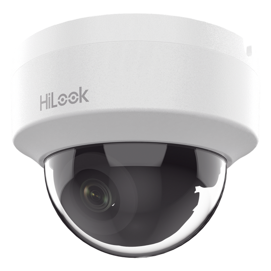 HiLook Series / Domo IP 4 Megapixel  / Lente 2.8 mm (Gran Angular) / 20 mts IR / Interior / PoE / dWDR / H.265+ / ONVIF