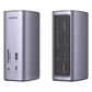 HUB USB-C (Docking Revodok Pro) 12 en 1 | 2 USB-A 3.0 | 1 USB-C PD Carga 100W | 1 USB-A 3.1 | 1 USB-C 3.1 | HDMI 4K | HDMI 8K Ultra HD | Display Port 4K | RJ45 (Gigabit) | Lector Tarjeta SD + Micro SD (TF) | Jack Audio 3.5mm.
