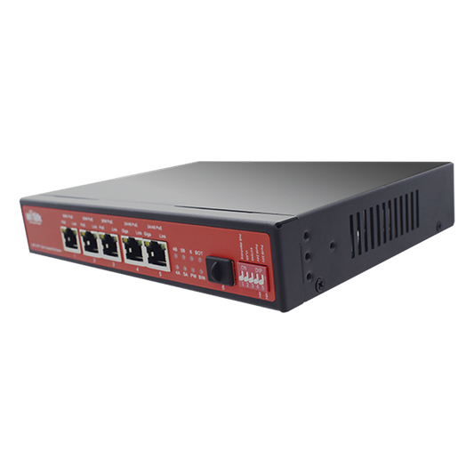 Controlador Solar de 15A con Switch PoE / 1 Puerto Gigabit PoE 802.3 bt / 2 Puertos PoE 802.3 af/at / 2 Puertos PoE Pasivo 24/48 Vcc / 1 Puerto SFP / No administrable