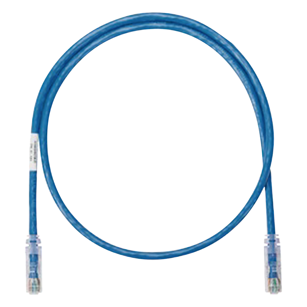 Cable de Parcheo UTP Categoría 6, con Plug Modular en Cada Extremo - 1.22 Metros (4 Pies) - Azul