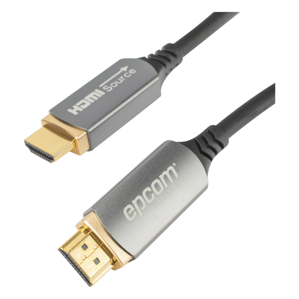 Cable HDMI de Fibra Óptica de 15 Metros (49.21 Pies) | Alta Definición | Versión 2.1 | Alta Velocidad 18Gbps | 8K@60Hz | HDCP 2.2 | Resistente a EMI y RFI