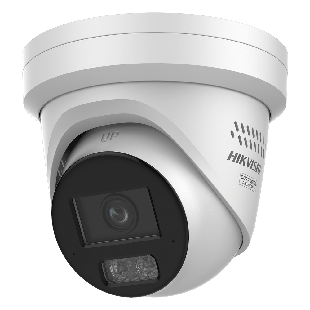 [Dual Light + ColorVu 3.0 + HikAI] Turret IP 8 Megapixel / Lente 2.8 mm / 30 mts IR + Luz Blanca / 2 Microfonos Integrados / Exterior IP67 / Estrobo Azul y Rojo / WDR 130 dB / ACUSENSE 3.0 / Metal / NEMA 4X / ACUSEEK