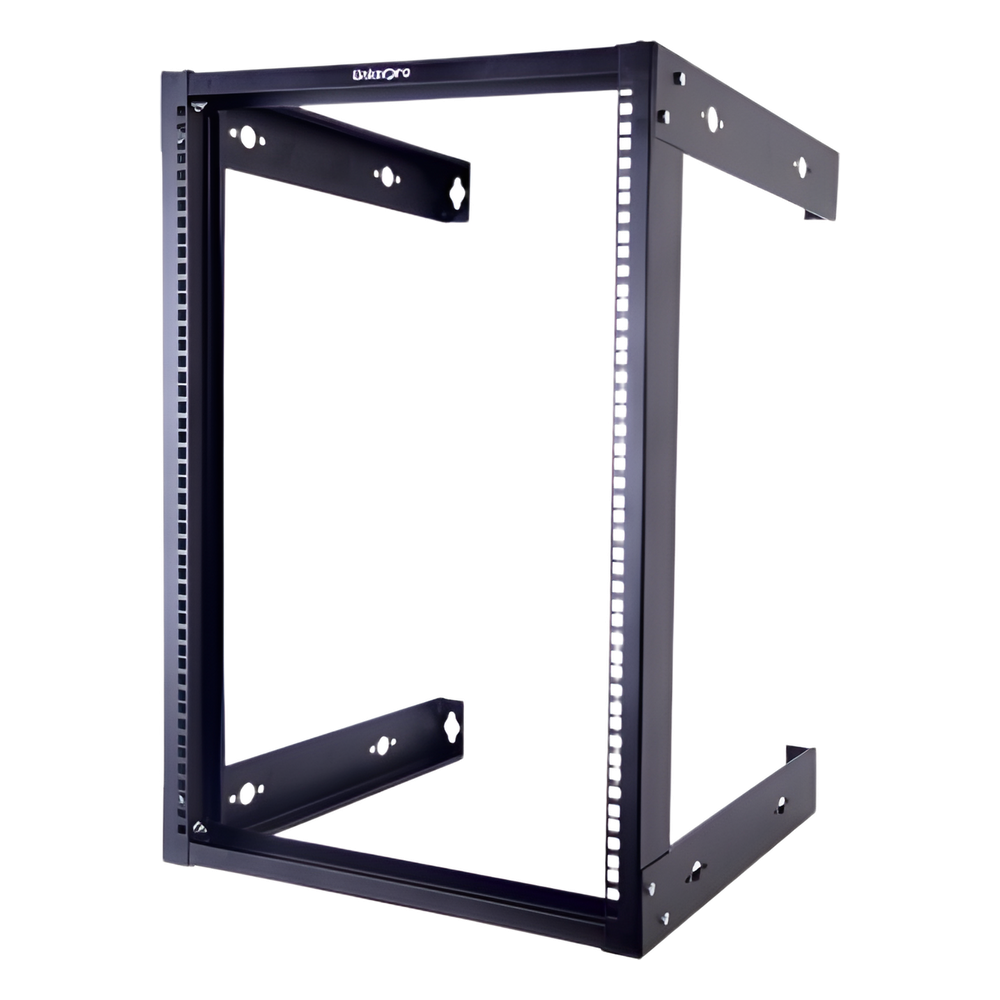 Rack Abierto de montaje en Pared, de 19in, 16 unidades de rack