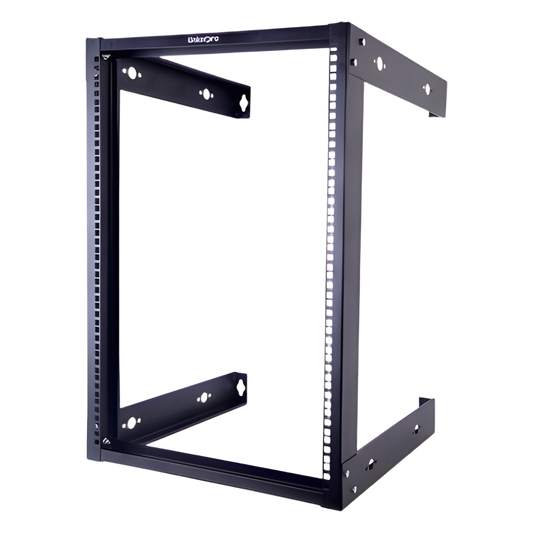 Rack Abierto de montaje en Pared, de 19in, 16 unidades de rack