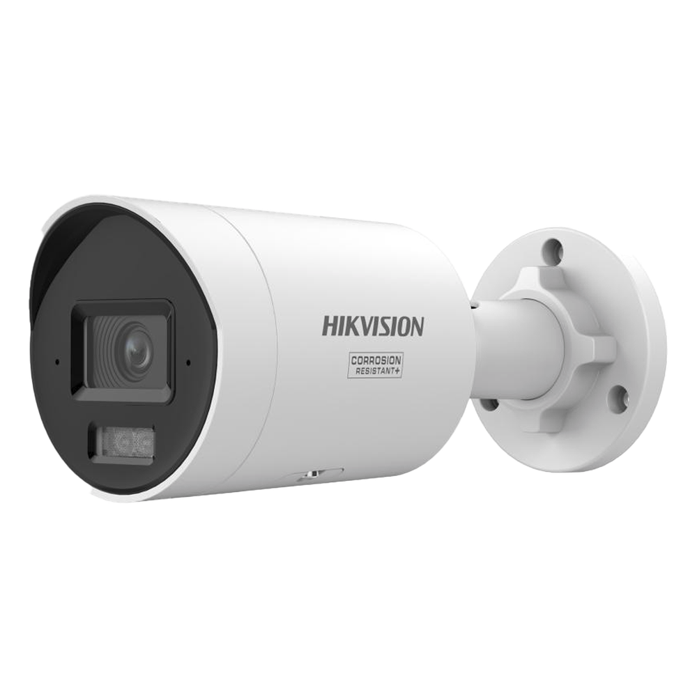[Dual Light + ColorVu 3.0 + HikAI] Bala IP 6 Megapixel / Lente 2.8 mm / 40 mts IR + 40 Mts Luz Blanca / 2 Microfonos Integrados / Exterior IP67 / WDR 130 dB / ACUSENSE 3.0 / Metal / NEMA 4X / ACUSEEK / Anticorrosión (NEMA 4X)