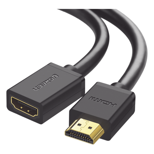Cable Extensor HDMI de 1 Metro (3.28 Pies) / 4K@60Hz / 3D / HDR / Macho a Hembra / Núcleo de Cobre Estañado / Transmisión Estable